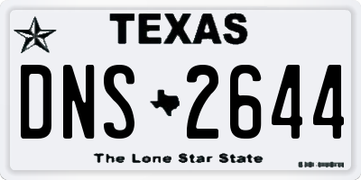 TX license plate DNS2644