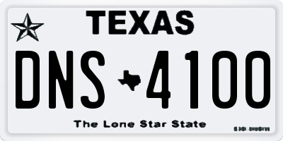 TX license plate DNS4100