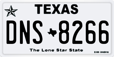 TX license plate DNS8266