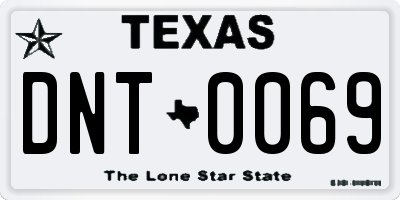 TX license plate DNT0069