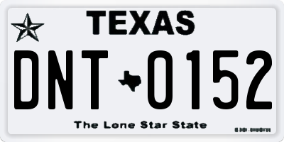 TX license plate DNT0152