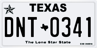 TX license plate DNT0341