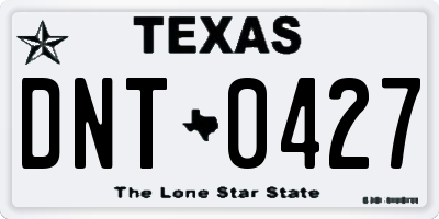 TX license plate DNT0427