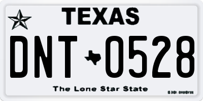 TX license plate DNT0528