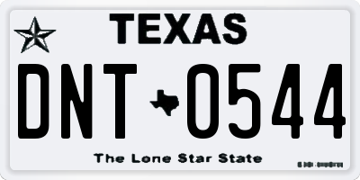 TX license plate DNT0544