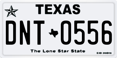 TX license plate DNT0556