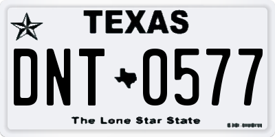 TX license plate DNT0577