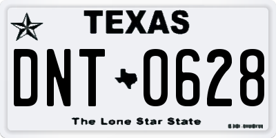 TX license plate DNT0628