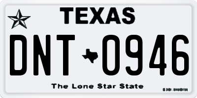 TX license plate DNT0946