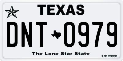TX license plate DNT0979