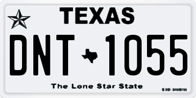 TX license plate DNT1055