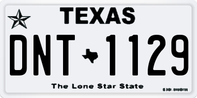 TX license plate DNT1129
