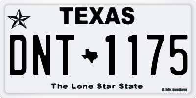 TX license plate DNT1175