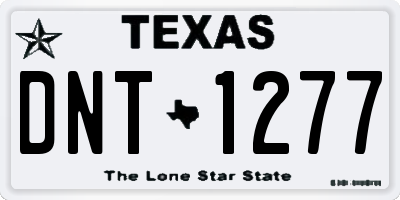 TX license plate DNT1277