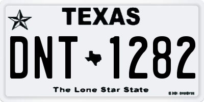 TX license plate DNT1282