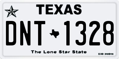 TX license plate DNT1328
