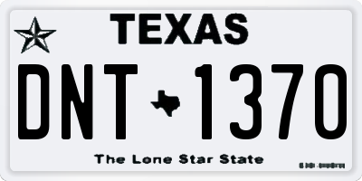TX license plate DNT1370