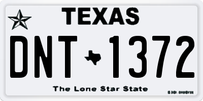 TX license plate DNT1372