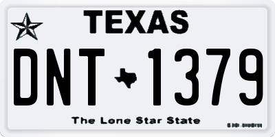 TX license plate DNT1379