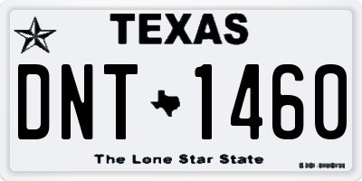 TX license plate DNT1460
