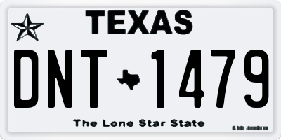 TX license plate DNT1479