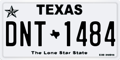 TX license plate DNT1484