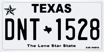 TX license plate DNT1528