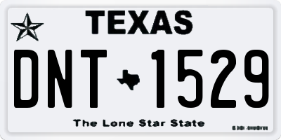 TX license plate DNT1529
