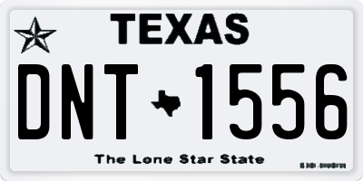 TX license plate DNT1556