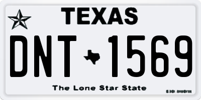 TX license plate DNT1569