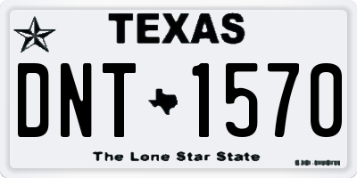 TX license plate DNT1570