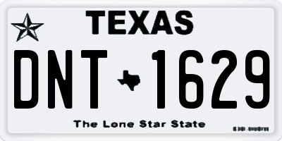 TX license plate DNT1629