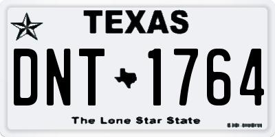 TX license plate DNT1764
