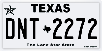 TX license plate DNT2272