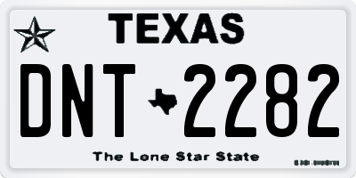 TX license plate DNT2282
