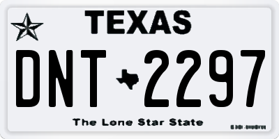 TX license plate DNT2297