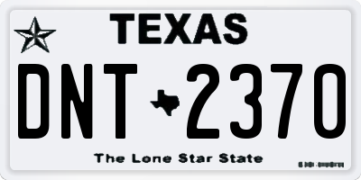 TX license plate DNT2370