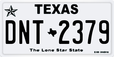 TX license plate DNT2379