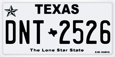 TX license plate DNT2526