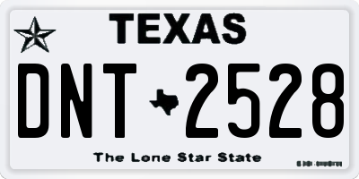 TX license plate DNT2528