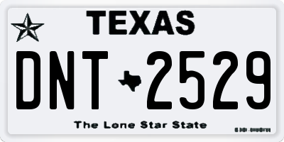 TX license plate DNT2529