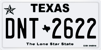 TX license plate DNT2622