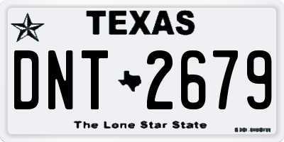 TX license plate DNT2679