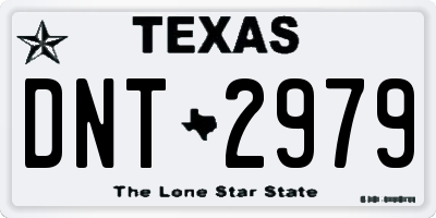TX license plate DNT2979