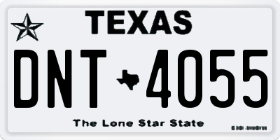 TX license plate DNT4055