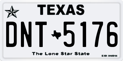 TX license plate DNT5176