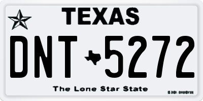 TX license plate DNT5272