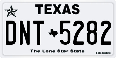 TX license plate DNT5282
