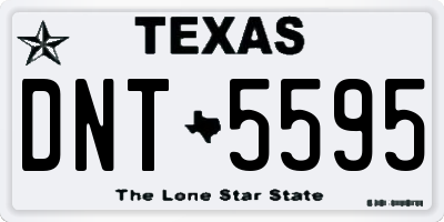 TX license plate DNT5595