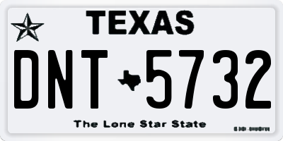 TX license plate DNT5732